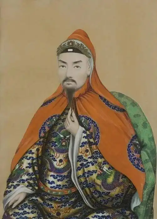 忠王李秀成画像(英国人呤唎画)