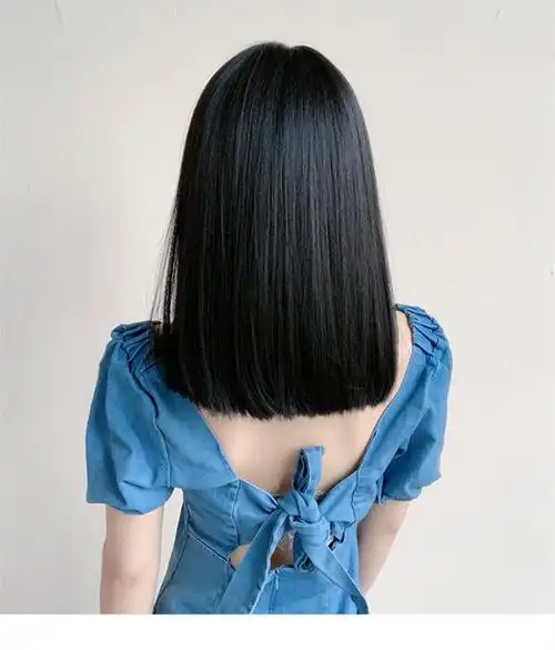 假发女齐刘海直发长发仿真发自然蓬松时尚锁骨发日系假发头套