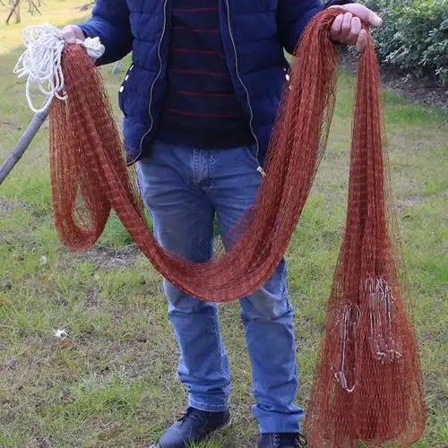 轮胎线手抛网传统渔网鱼网撒网飞盘旋网抛网打渔易抛网老式手撒网