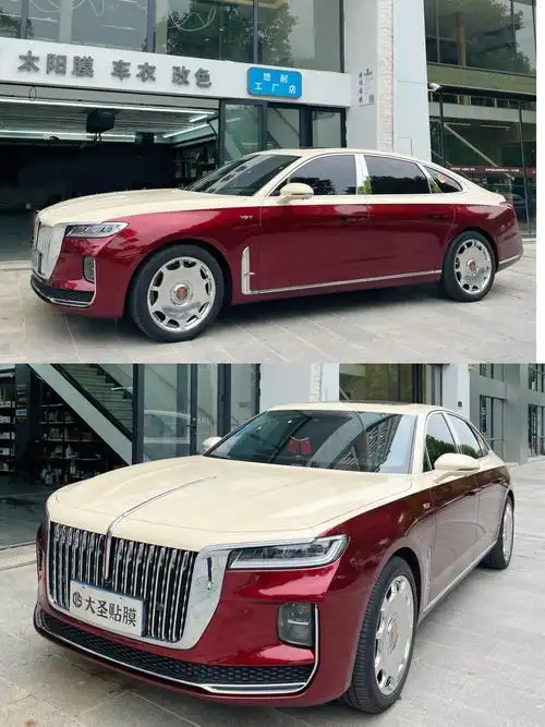 红旗h9双拼色 绝绝子