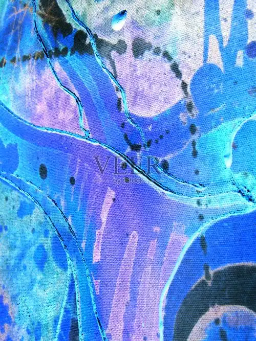 抽象水彩画的纹理.彩绘丝绸,蜡染纺织品插画图片素材