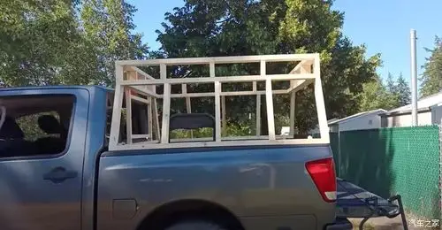 皮卡升顶箱制作过程后院工程转自youtube