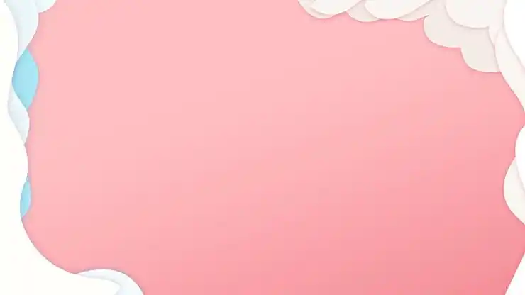 粉色渐变动感白边ppt边框背景图片