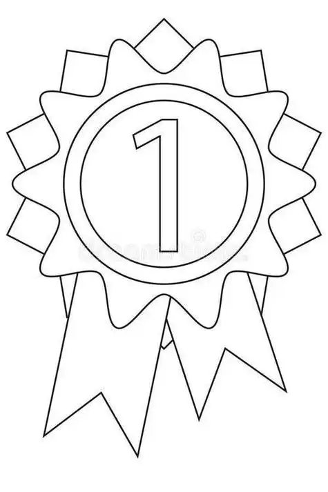 荣誉勋章简笔画