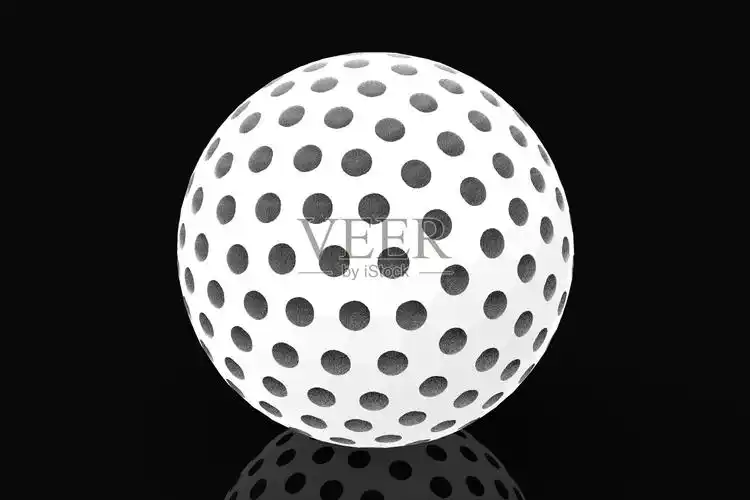 高尔夫球3d渲染照片摄影图片
