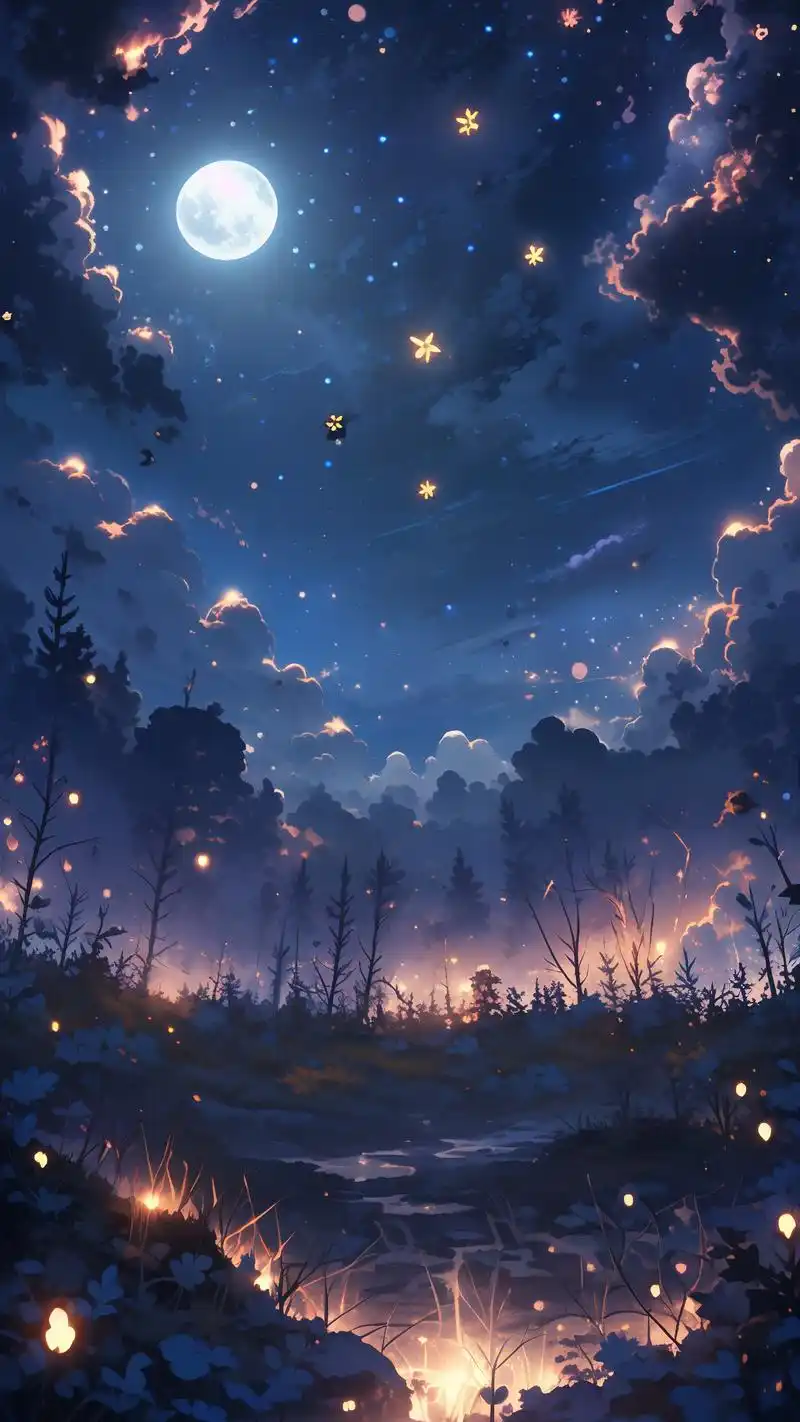 qq夜空壁纸,美化你的聊天背景 想给你的qq聊天背景增添一抹神秘的夜空