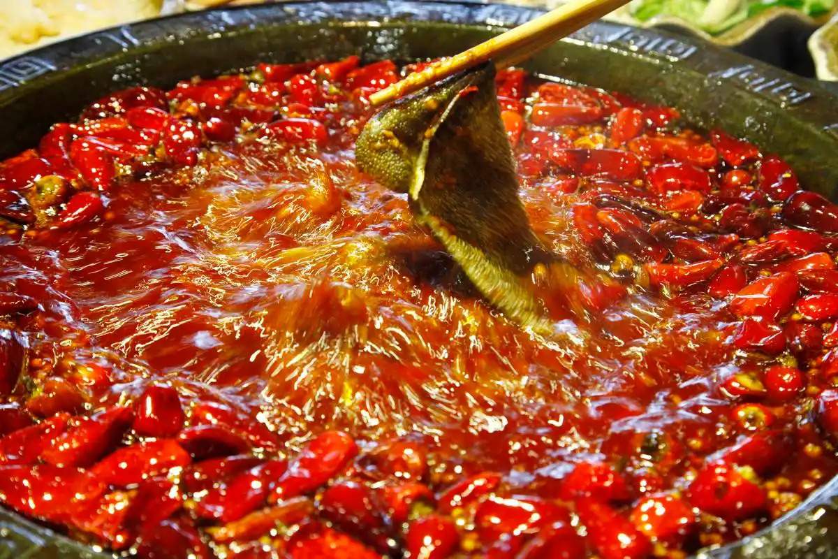 推荐人群:喜欢麻辣重口味人群重庆火锅|||— 76 —|||虽然都是火锅