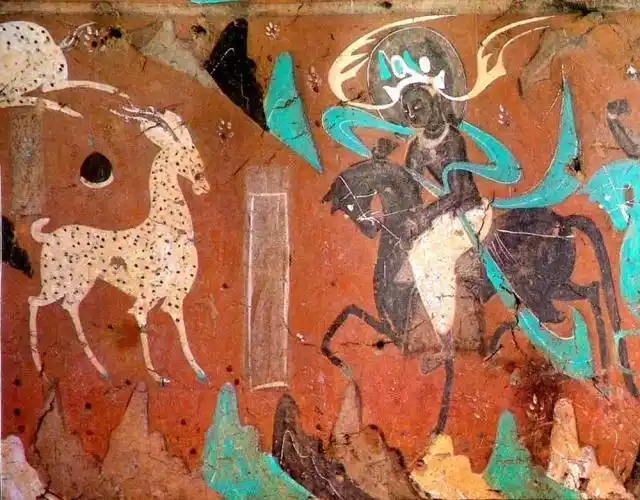 莫高窟第257窟九色鹿的故事(北魏)