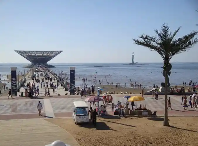 营口鲅鱼圈,白沙湾,吃海鲜大餐,洗海澡两日游