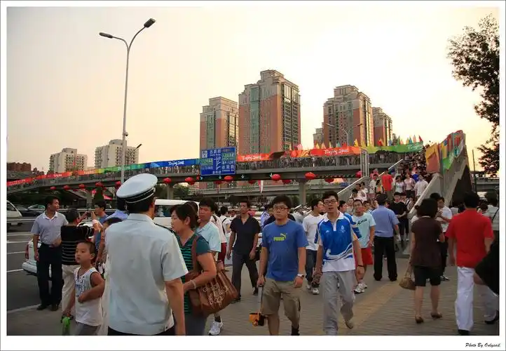 奥运前北京的街头