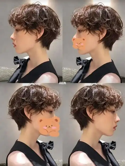 日系短发#发型#深圳摩根烫#深圳气垫烫#深圳染发#深圳烫发#深圳剪发