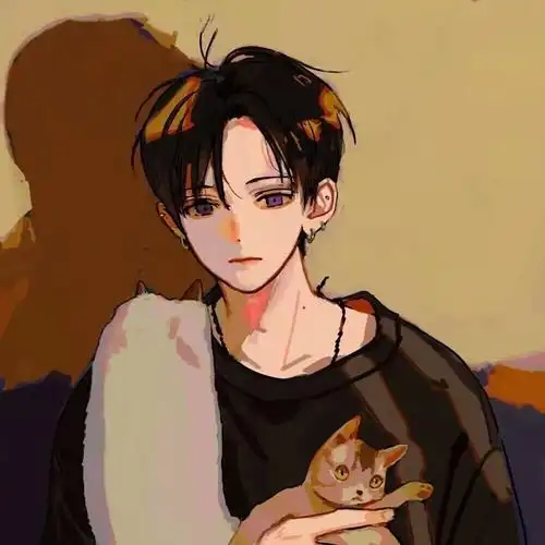 简单生活 / 动漫男头-卡通头像-556资源网