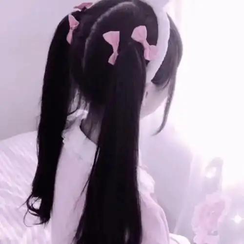 可爱头像:1116双马尾辫子萝莉女生头像