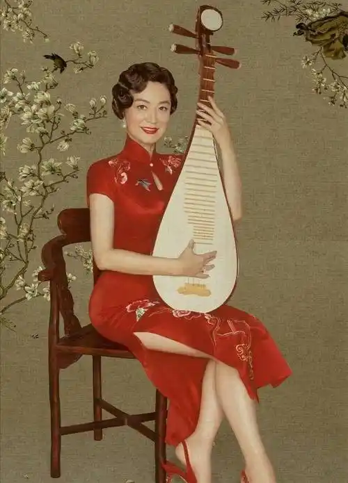 林青霞穿红裙美了半个世纪,年轻时如火般热烈,如今似美酒更有味_红色