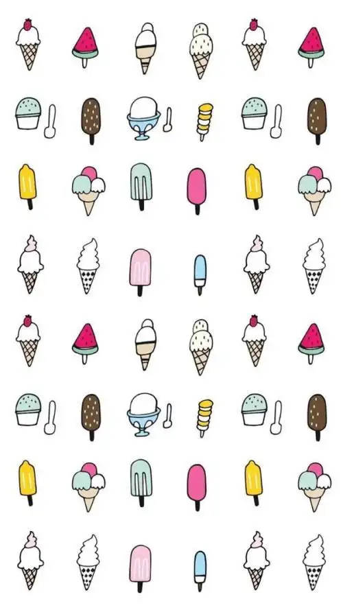 冰淇淋简笔画步骤图可爱彩色