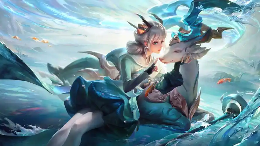 瑶 山海 碧波行 王者荣耀 高清 壁纸高清大图预览1920x1080_游戏壁纸