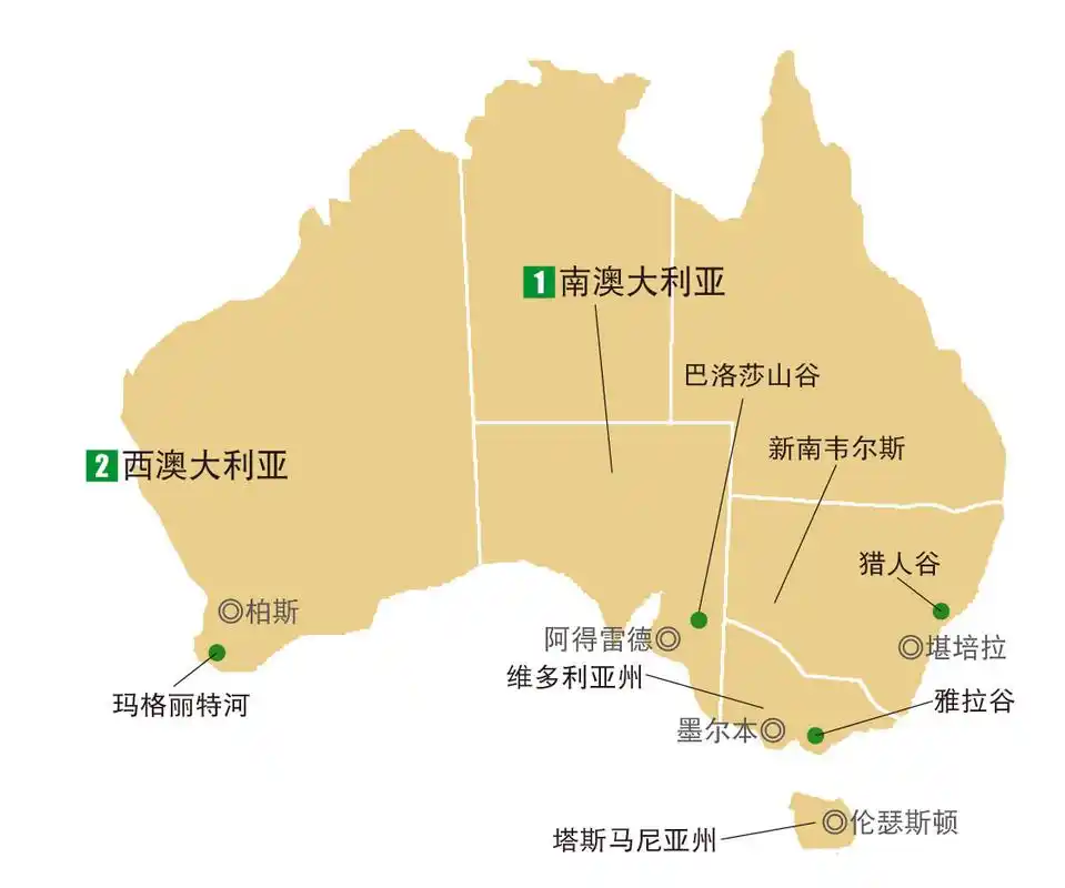 墨尔本位于维多利亚的哪里带图