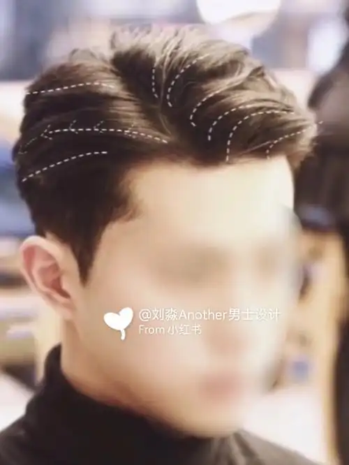 过年必烫发型港风三七侧背78收藏