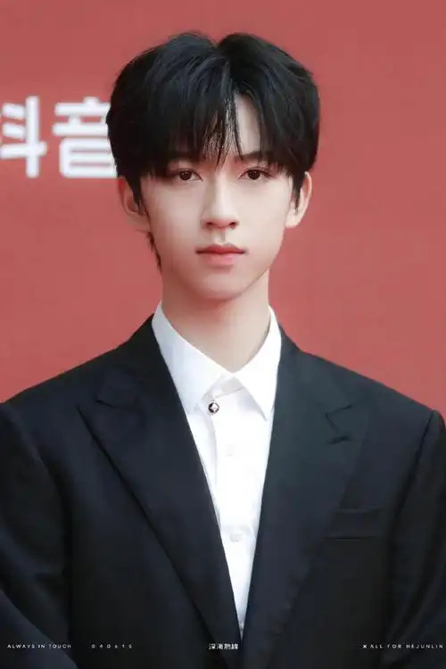 贺峻霖自我介绍播音腔##时代少年团北影节红毯生图