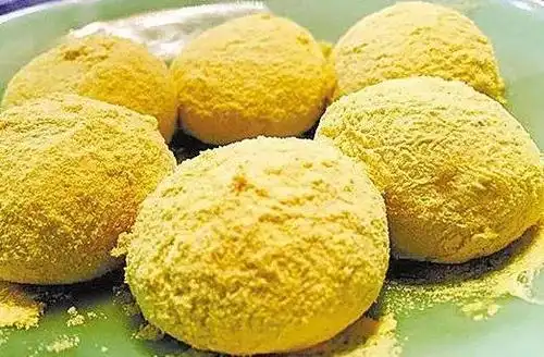 人间仙食自己制作,松花团子留住春天