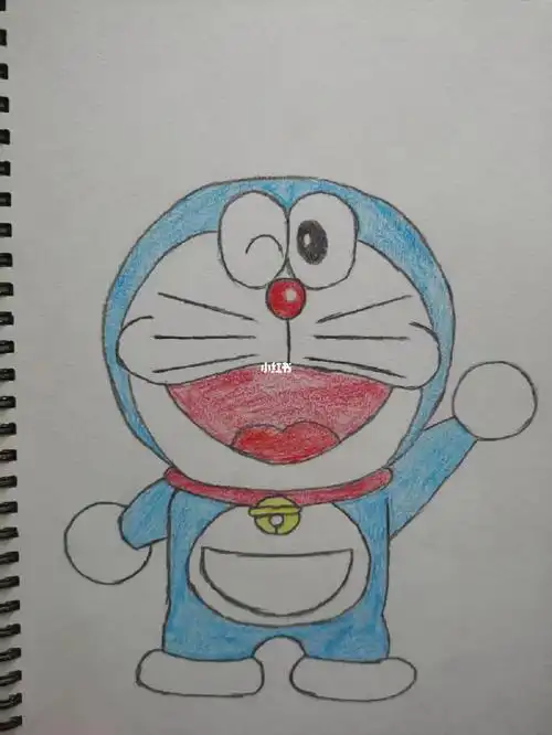 哆啦a梦o蜡笔画