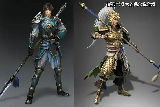 三国游戏中的赵云和马超的形象对比