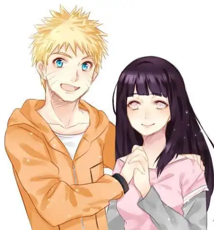 《火影忍者》主人公漩涡鸣人以及妻子日向雏田的精美图集