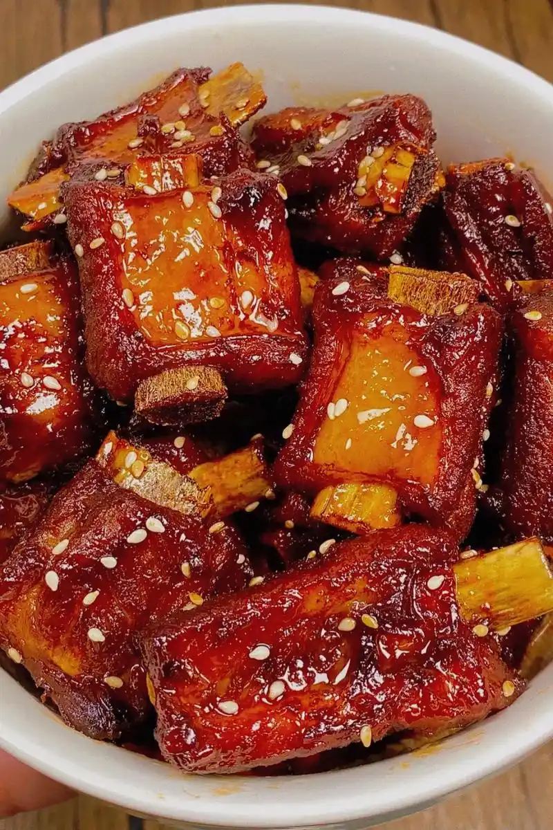 安利一个究极好吃的糖醋排骨的做法.#上热门 今天在家好馋,就 - 抖音