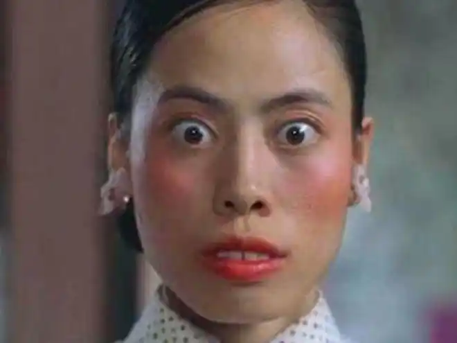 电影中的龅牙女现实照片曝光貌美如花原来一直被星爷骗了