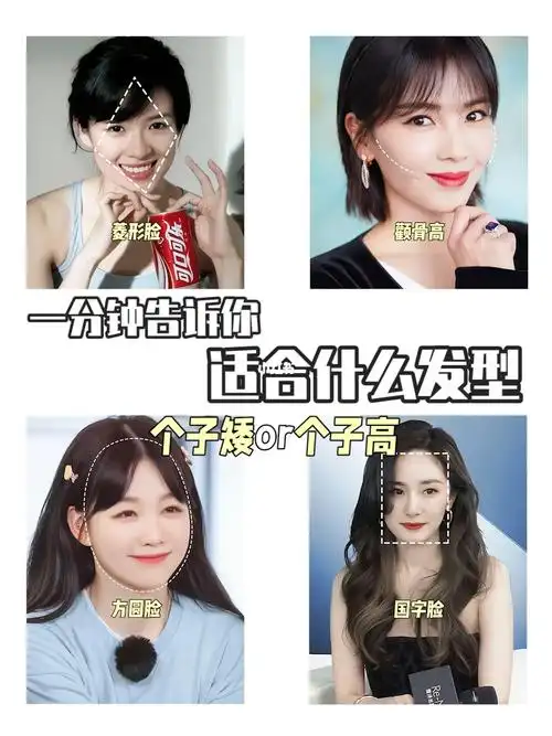 如何找到适合自己的发型,最简单的公式记下来#根据脸型选发型  #修饰
