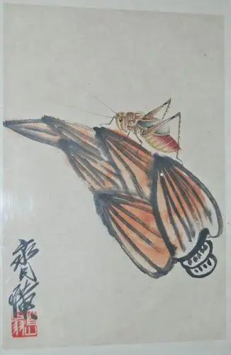   齐白石 作品名称 工笔草虫 作品分类 国画 售价