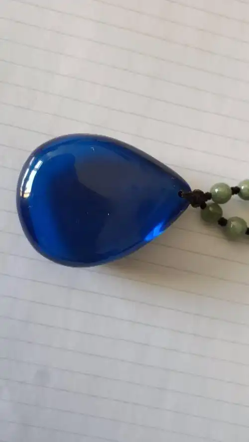 请高手帮忙鉴别一下这个蓝色的是什么石头?