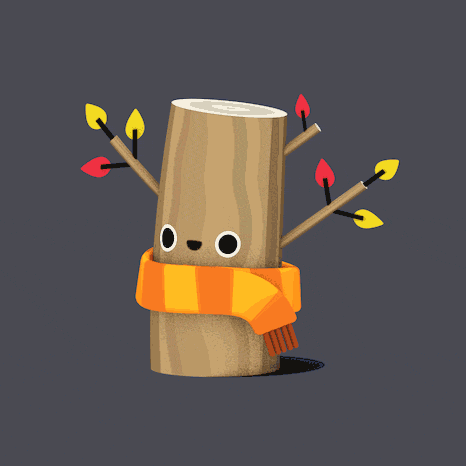 wallpaperengine可爱的秋季拟人树桩动态壁纸