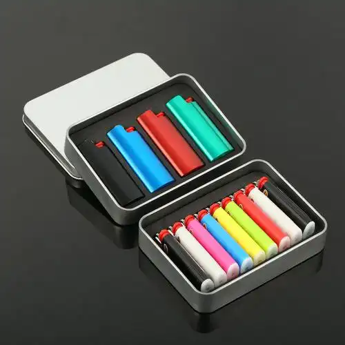 法国比克bic j5进口一次性砂轮火石防爆打火机创意个性机套礼品盒