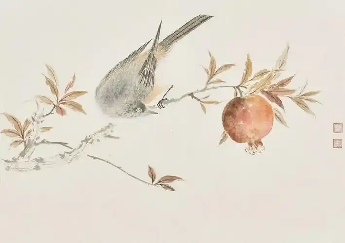 美女画家丰慧的花鸟画清新脱俗,构图精巧,笔墨精微,清丽典雅