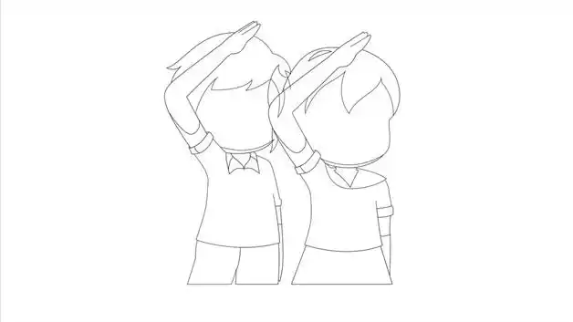 敬礼简笔画怎么画敬礼简笔画简单