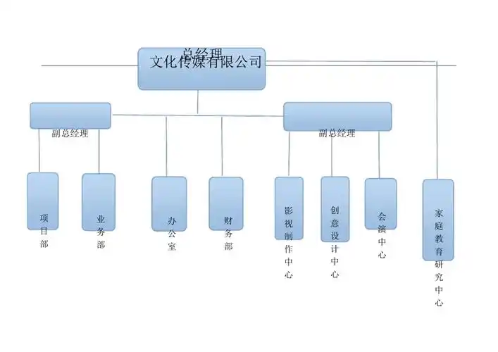 文化传媒公司组织结构
