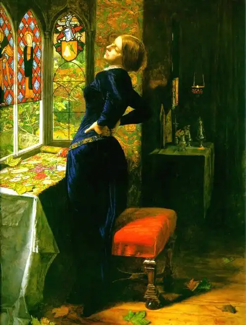 十九世纪英国画家john everett millais(1829～1896)作品.
