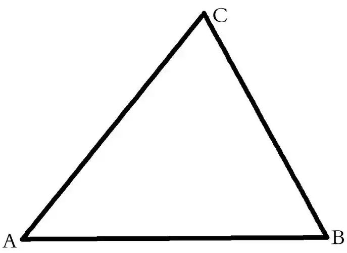如果等边三角形