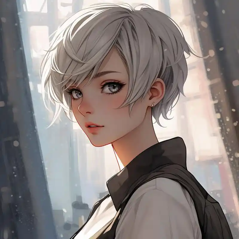 短发女生卡通头像,快来挑选93 今天是一期短发女生卡通头像合集,有