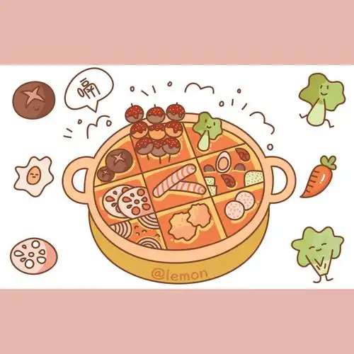 火锅|插画|艺术插画|柠檬鹿elk - 原创作品 - 站酷 (zcool)