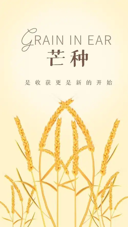 芒种图片配图唯美高清大全芒种祝福语朋友圈文案句子