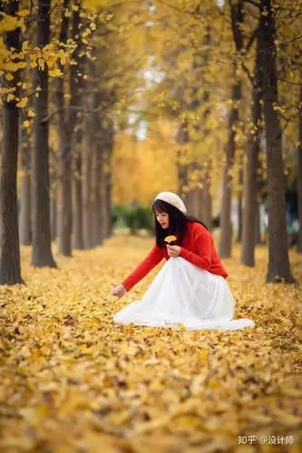 给女性朋友的拍照建议风景人像这样拍拍出自然简约优雅美