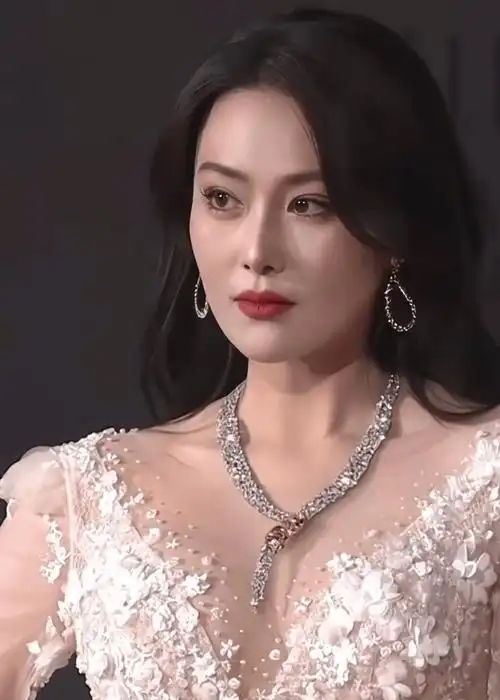 张馨予蕾丝白裙女人味十足:面相都变柔和了!