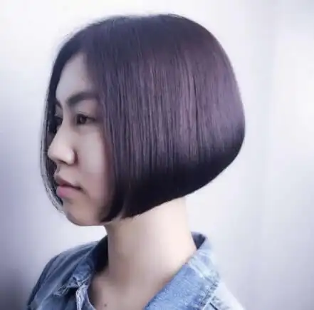 女生前长后短发型图片 前面长后面短的发型如何扎_短发发型_西子美发