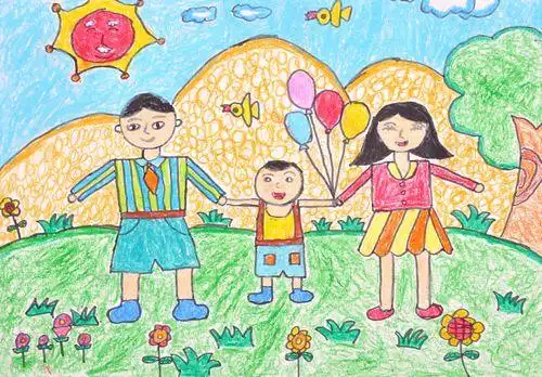 我和爸爸妈妈去游玩