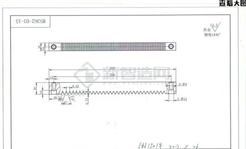采购标准模数a3冷拉型材材质的齿条,长期合作厂家联系
