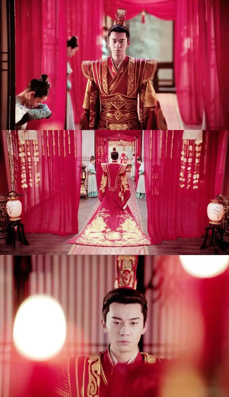 李承鄞小枫今晚超美der大婚造型look.陌上人如玉,君子世无双说的就是