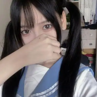 高清玩网好看的软妹双马尾女头图片,女生头像图片