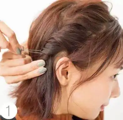 赵丽颖同款侧编发怎么编?短发侧编发教程